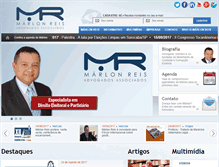 Tablet Screenshot of marlonreis.net